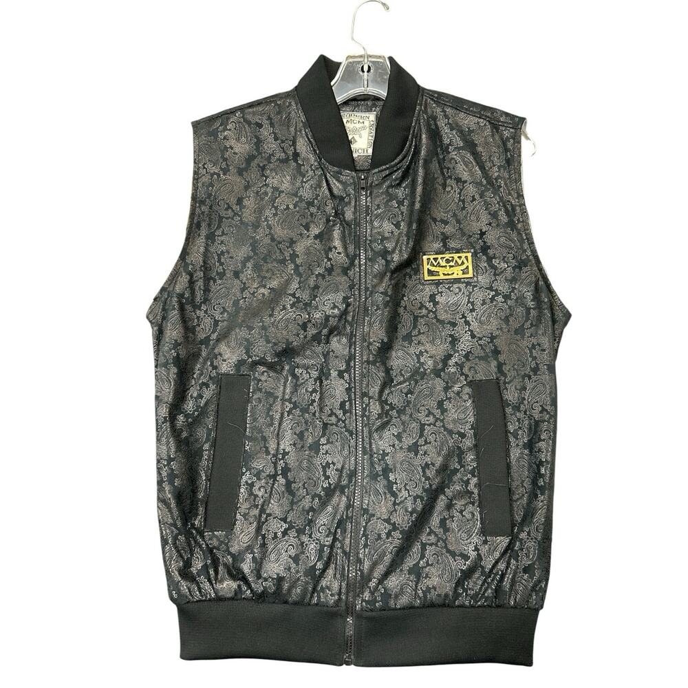 Dapper Dan VTG Authentic 90s Paisley Gloss Print Vest SIZE M